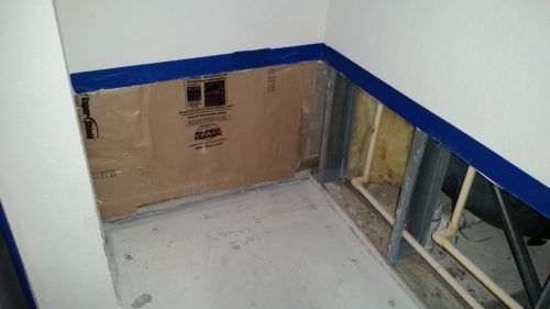 Drywall Removed