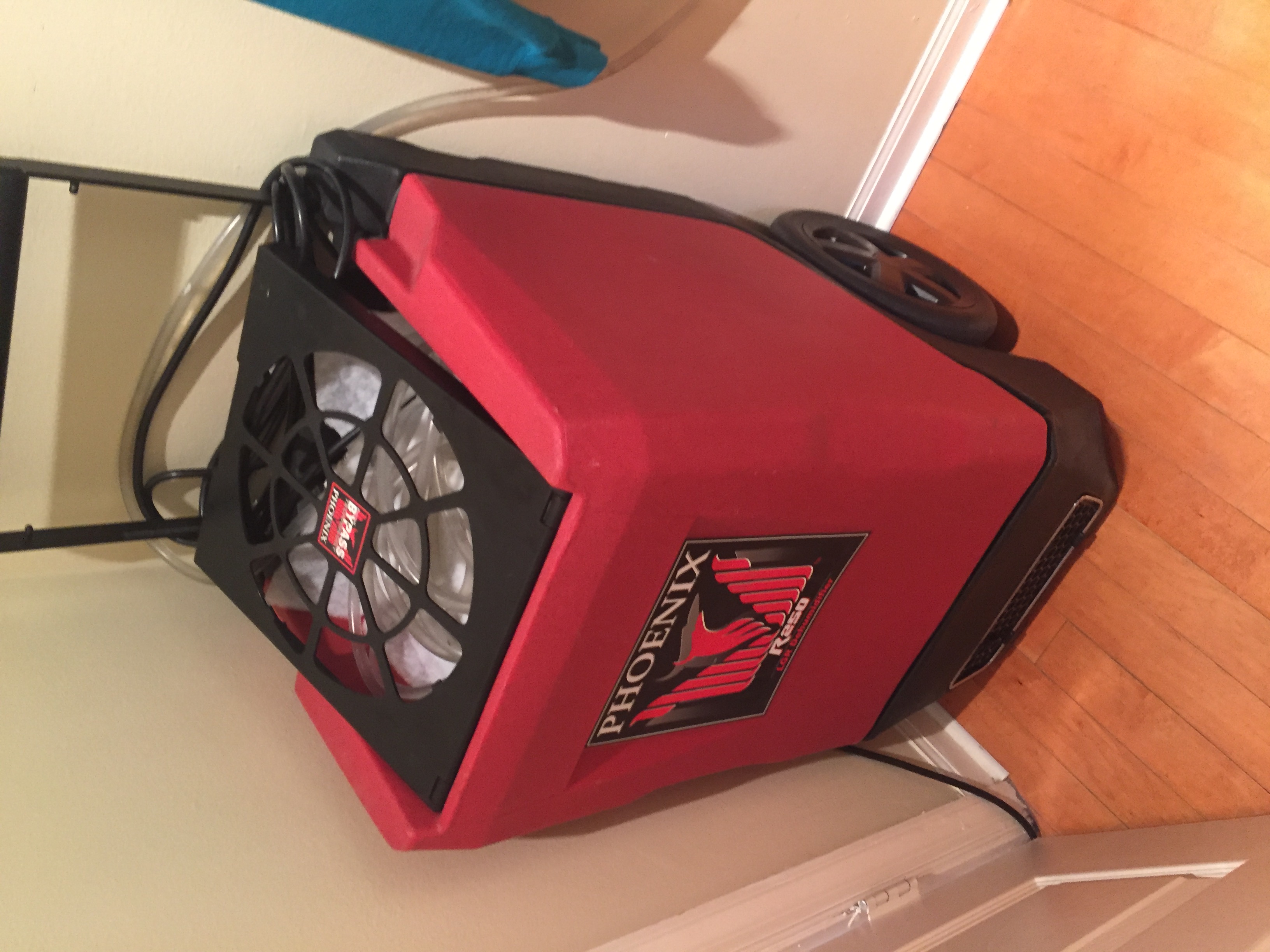 Water dryout dehumidifier