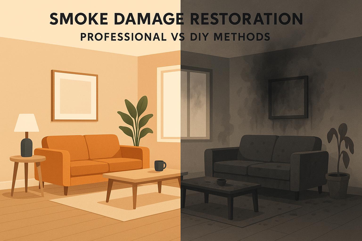 Smoke Damage Restoration: Professional vs DIY Methods