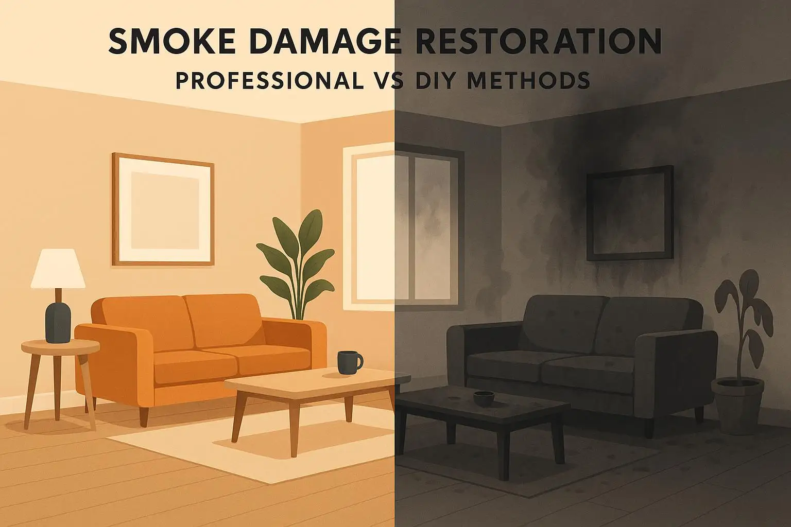 Smoke Damage Restoration: Professional vs DIY Methods