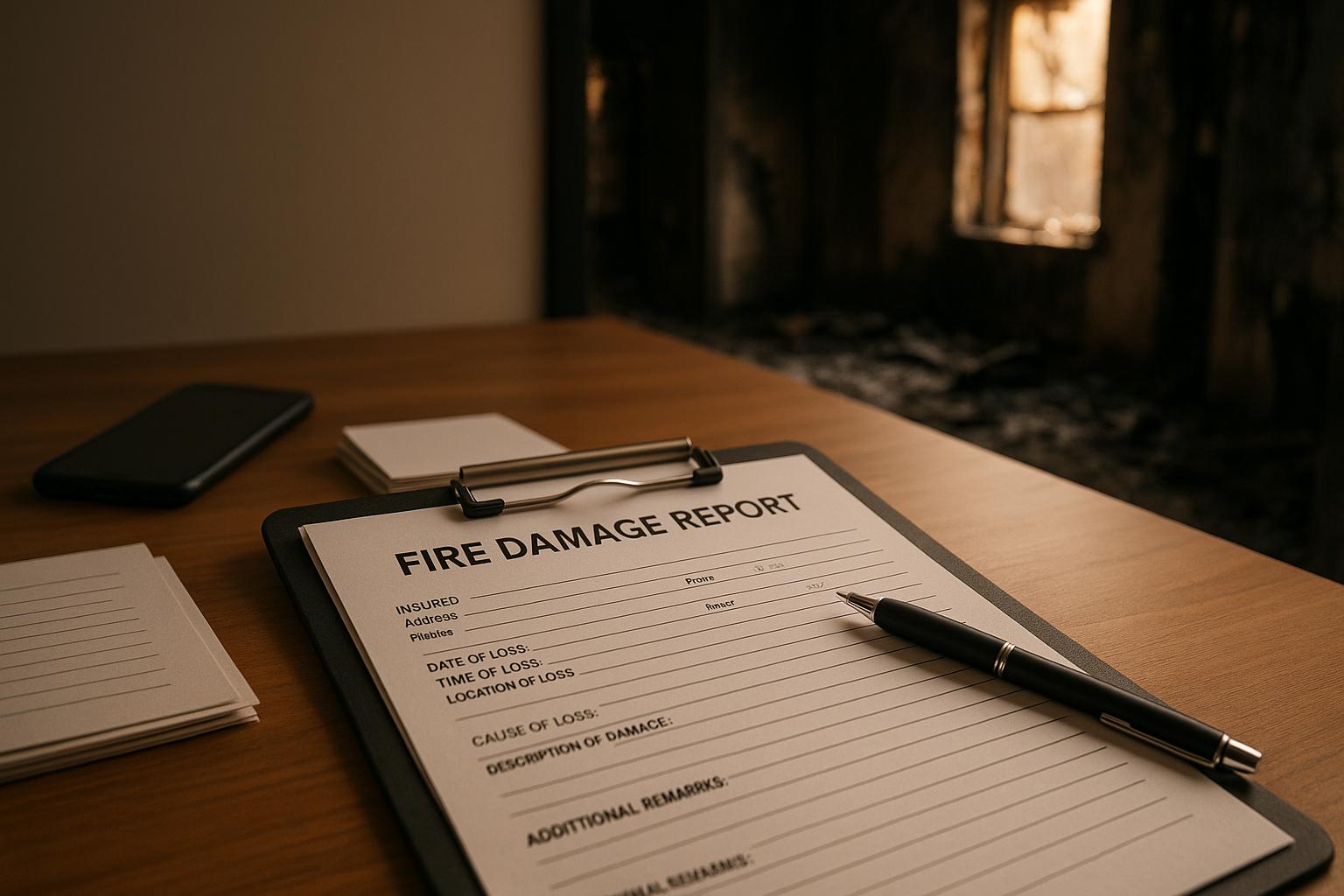 Common Fire Damage Reporting Mistakes to Avoid