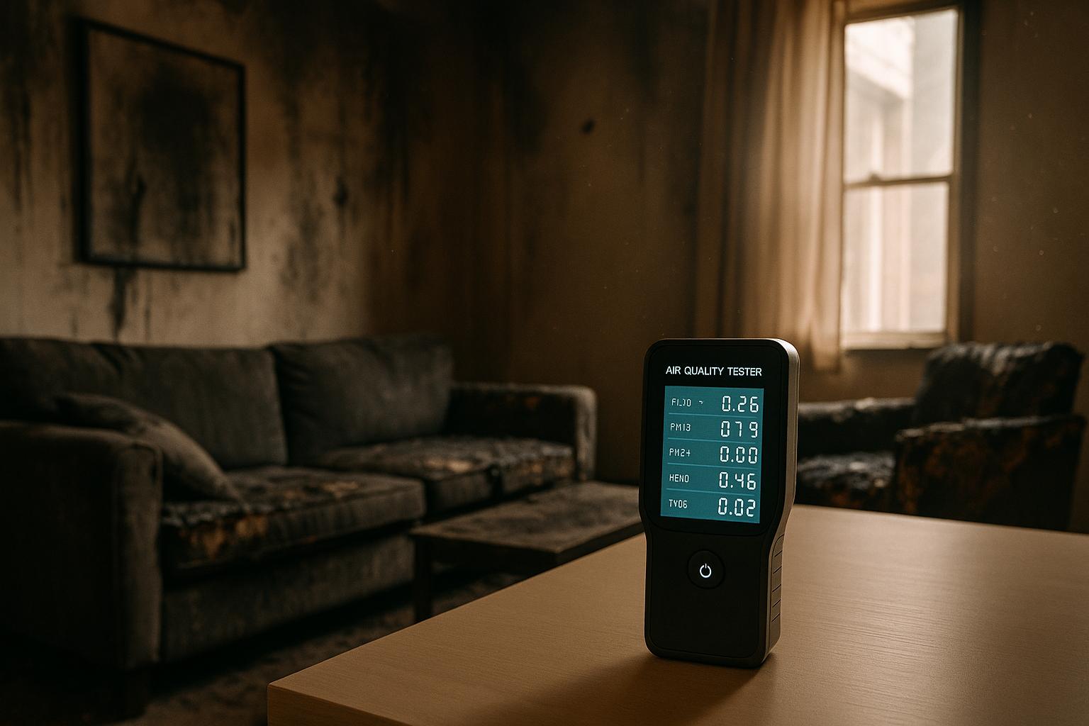 Air Quality Testing After Fire Damage