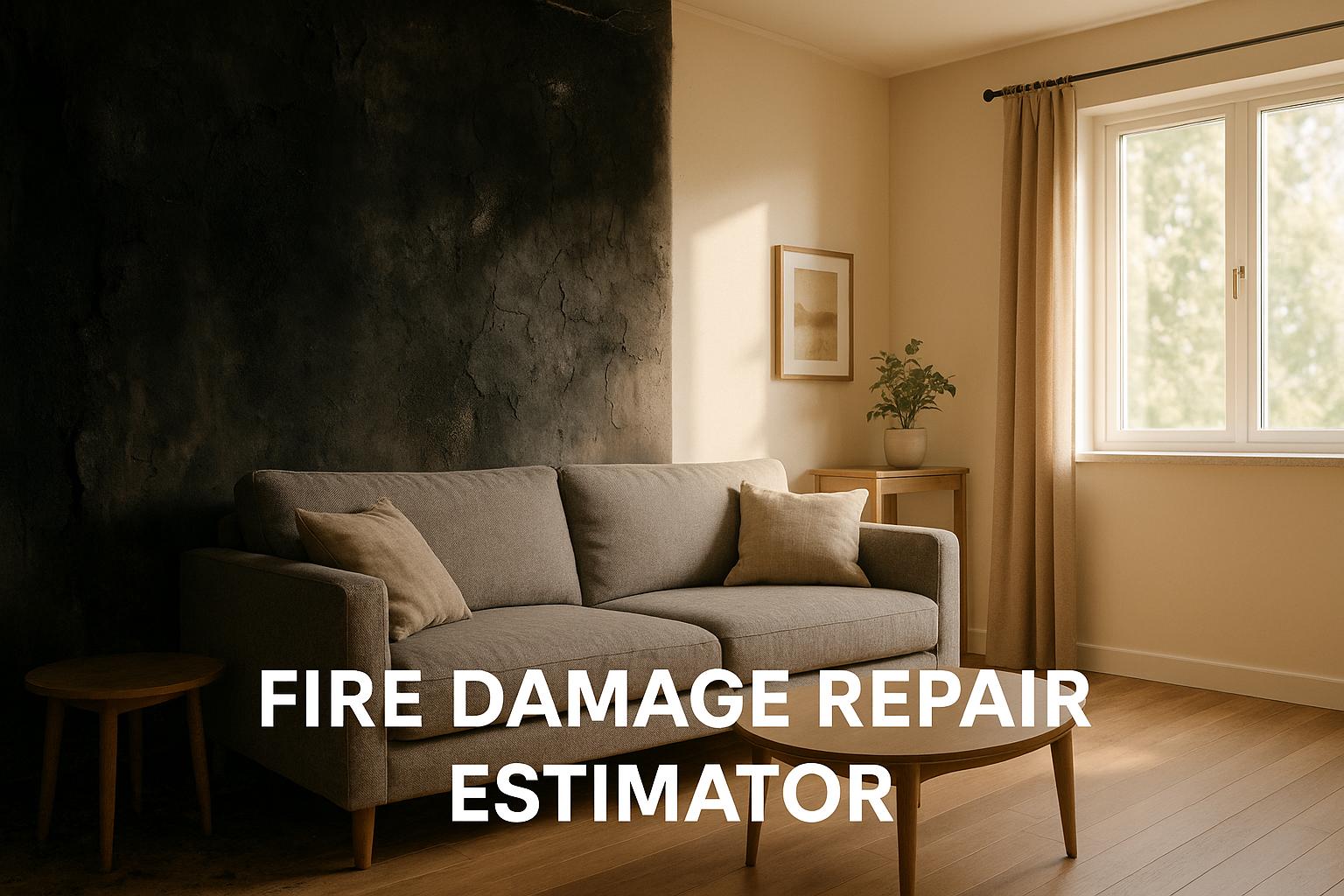 Fire Damage Repair Estimator