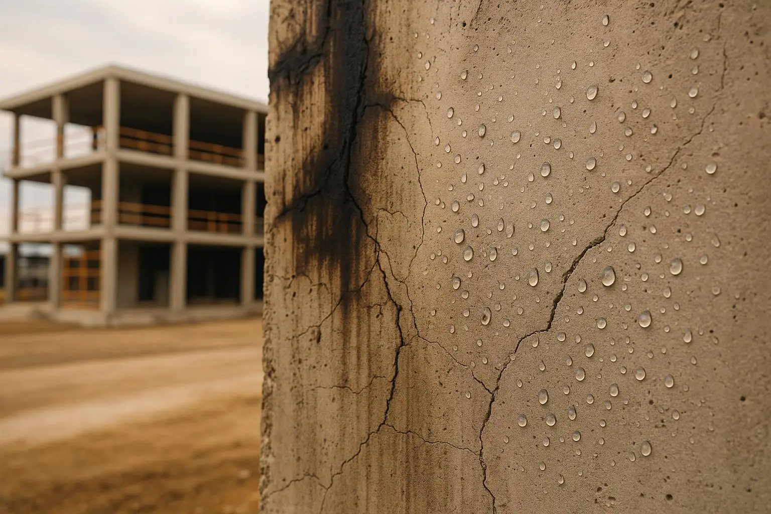 Post-Fire Concrete Repairs: Moisture Effects