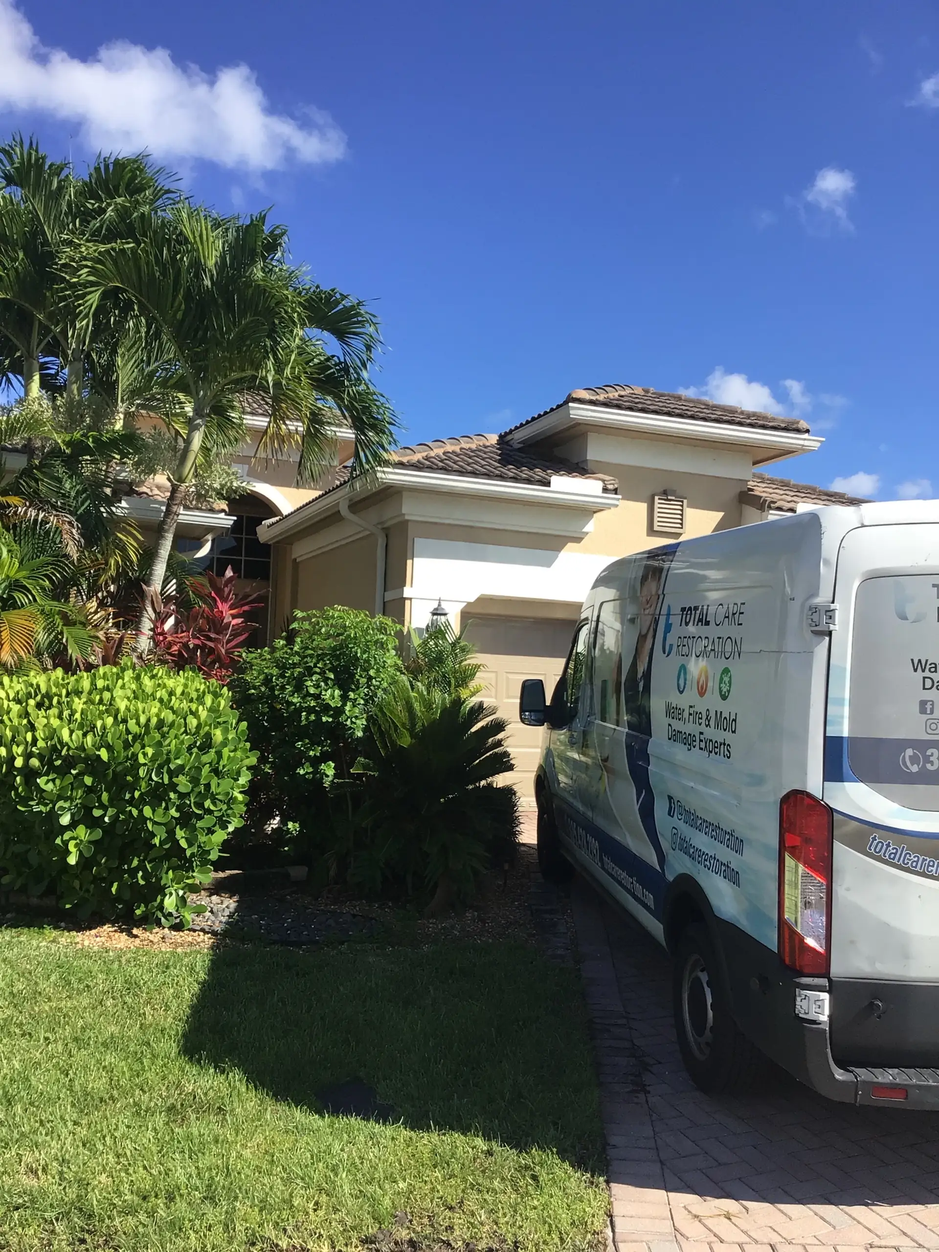 Completed mold remediation project in Pompano Beach Florida