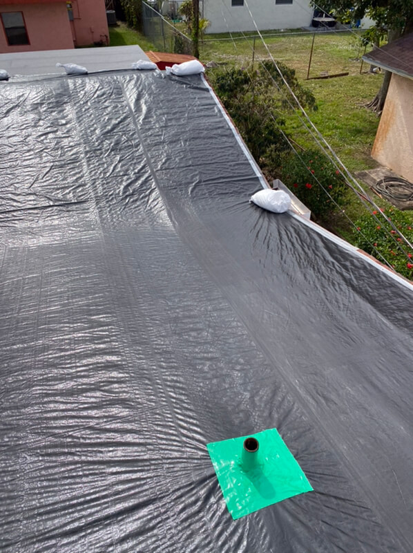 roof tarp