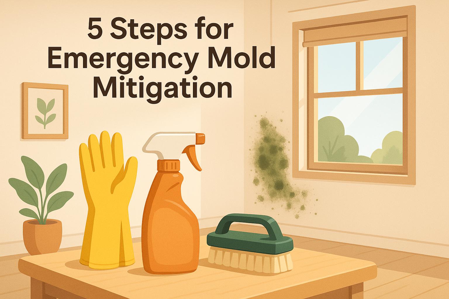 5 Steps for Emergency Mold Mitigation