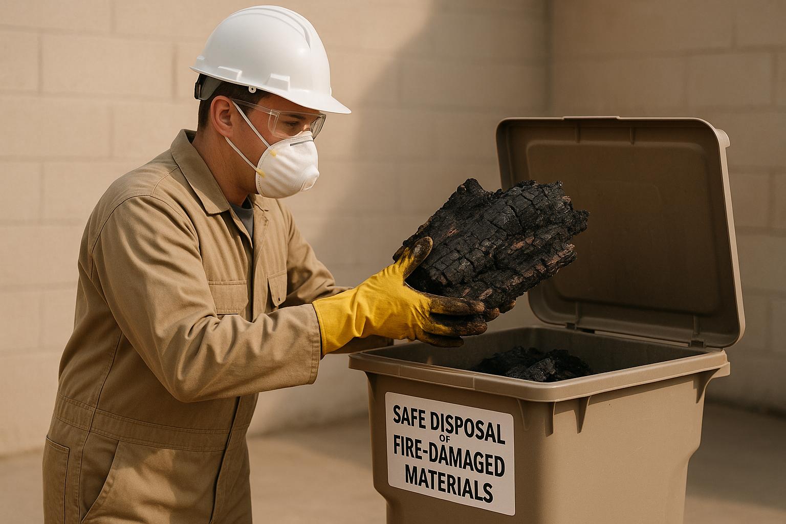Safe Disposal of Fire-Damaged Materials